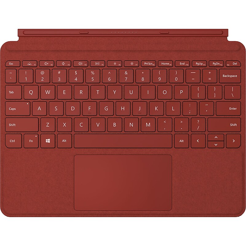 Microsoft Type Cover Keyboard/Cover Case Microsoft Surface Go 2, Surface Go Tablet, Poppy Red image 1
