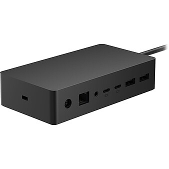 Microsoft Surface Dock 2 Dual Monitor Docking Station for Microsoft Surface Laptops, Black (SVS-00001)