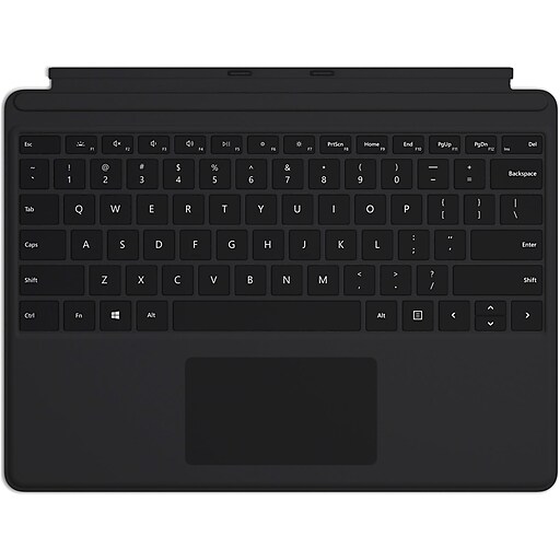 Microsoft Surface Pro X Keyboard with Trackpad, Black (QJW00001) Staples