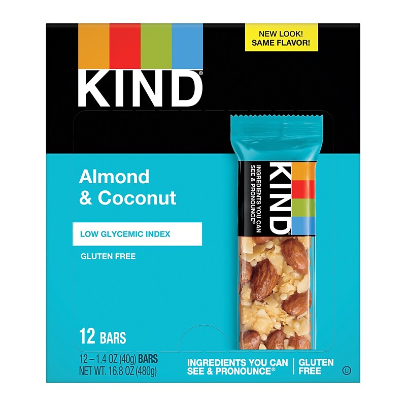 KIND Bar, Almond & Coconut, 1.4 Oz., 12/Box (PHW17828) image 1