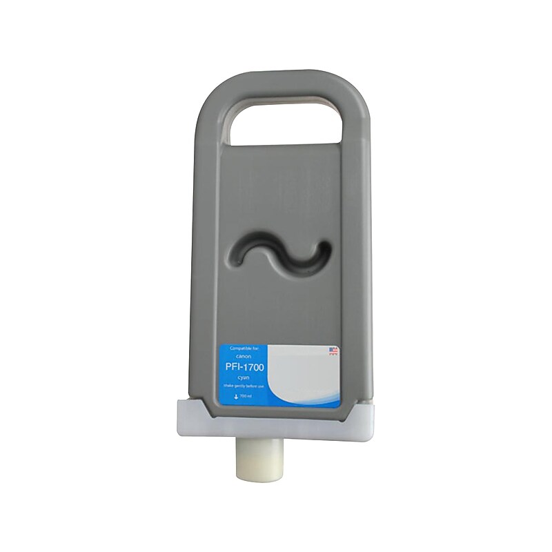 Clover Imaging Group Compatible Cyan Standard Yield Ink Cartridge Replacement for Canon PFI-1700C (0776C001AA) image 1