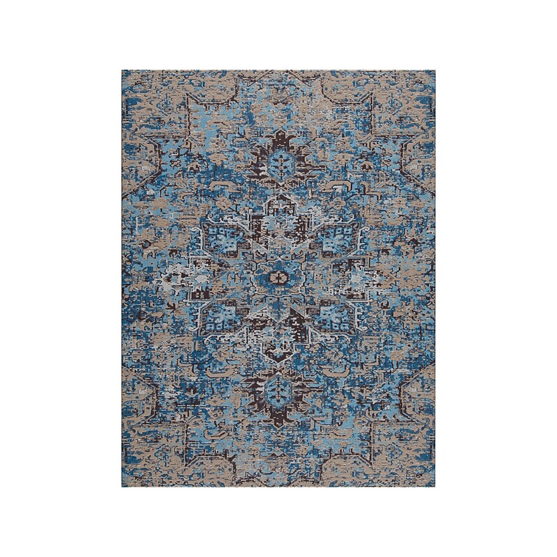 Anji Mountain Rug'd Copenhagen Carpet & Hard Floor Chair Mat, 36" x 48'', Low-Pile, Blue (AMB9050) image 1