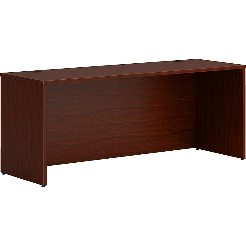HON Mod 72" Table Desk, Traditional Mahogany (HLPLCS7224LTM1) image 1