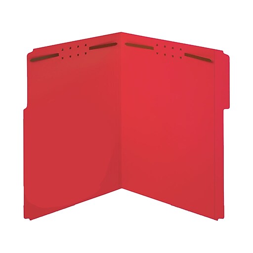Pendaflex Recycled Reinforced Classification Folder, Letter Size, Red