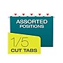 Pendaflex Recycled Hanging File Folders, 1/5-Cut Tab, Letter Size, Assorted Colors, 25/Box (PFX81667)~#|#~sp107822202_sc7