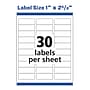 Avery Easy Peel Laser Address Labels, 1" x 2-5/8", White, 15,000 Labels/Carton (5160CT)~#|#~sp107901565_sc7