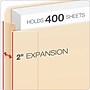 Pendaflex Smart Shield Manila Reinforced File Jackets, Top Tab, 2" Expansion, Letter Size, 50/Box (22025EE)~#|#~sp107903309_sc7