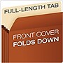 Pendaflex Smart Shield Reinforced File Pocket, 3 1/2" Expansion, Legal Size, Redrope, 10/Box (1526EAM)~#|#~sp107903350_sc7