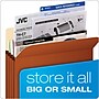 Pendaflex Smart Shield Reinforced File Pocket, 5 1/4" Expansion, Legal Size, Redrope, 10/Box (1536GAM)~#|#~sp107903359_sc7