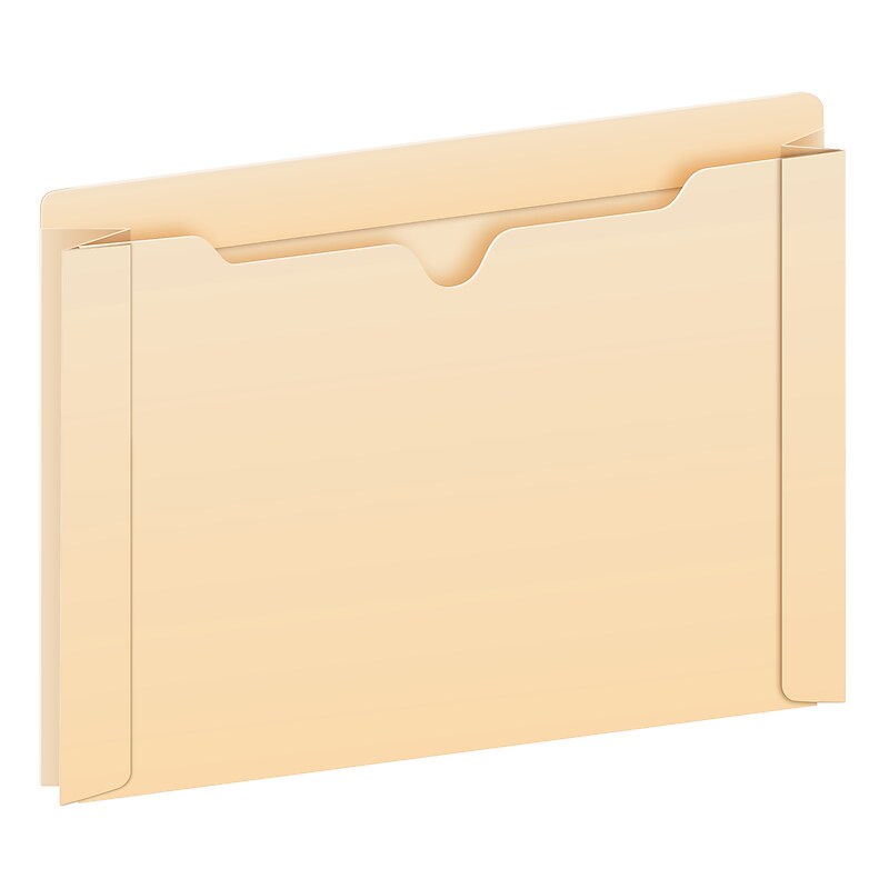 Pendaflex Smart Shield Manila Reinforced File Jackets, Top Tab, 2" Expansion, Letter Size, 50/Box (22025EE) image 1
