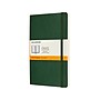 Moleskine Classic Pocket Notebook, 5" x 8.25", Wide Ruled, 96 Sheets, Green (600011)~#|#~sp107993601_sc7