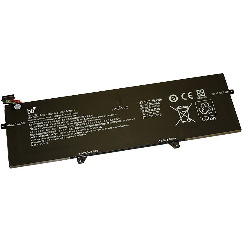 Battery Technology Li-Ion Laptop Battery for HP Laptops 7300mAh (BL04XL-BTI) image 1