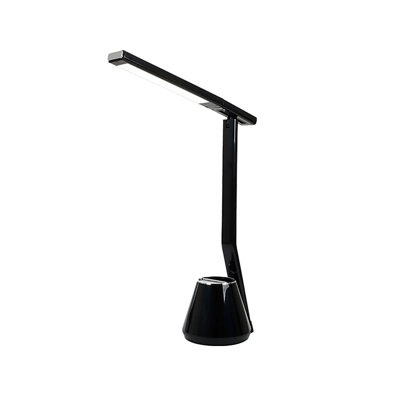 Rumi Lighting LED Desk Lamp, 17.67", Glossy Black (ERP11ST) image 1