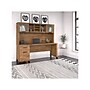 Bush Furniture Somerset 72" Computer Desk with Drawers and Hutch, Fresh Walnut (SET018FW)~#|#~sp108325729_sc7