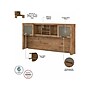 Bush Furniture Somerset 72"W L-Shaped Desk with Hutch, Lateral File Cabinet and 5-Shelf Bookcase, Fresh Walnut (SET012FW)~#|#~sp108325820_sc7