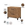 Bush Furniture Somerset 72"W L-Shaped Desk with Hutch, Lateral File Cabinet and 5-Shelf Bookcase, Fresh Walnut (SET012FW)~#|#~sp108325822_sc7