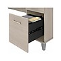 Bush Furniture Somerset 60" Computer Desk with Lateral File Cabinet and 5-Shelf Bookcase, Sand Oak (SET013SO)~#|#~sp108325986_sc7