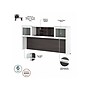 Bush Furniture Somerset 72"W Office Desk with Drawers and Hutch, Storm Gray/White (SET018SGWH)~#|#~sp108326019_sc7