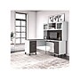 Bush Furniture Somerset 60" L-Shaped Desk with Hutch, Storm Gray/White (SET002SGWH)~#|#~sp108326050_sc7