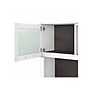 Bush Furniture Somerset 60" L-Shaped Desk with Hutch, Storm Gray/White (SET002SGWH)~#|#~sp108326055_sc7