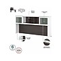 Bush Furniture Somerset 72"W L Shaped Desk with Hutch, Storm Gray/White (SET001SGWH)~#|#~sp108326068_sc7