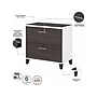Bush Furniture Somerset 72"W L-Shaped Desk with Hutch, Lateral File Cabinet and Bookcase, Storm Gray/White (SET012SGWH)~#|#~sp108326078_sc7