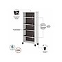 Bush Furniture Somerset 60" Computer Desk with Lateral File Cabinet and 5-Shelf Bookcase, Storm Gray/White (SET013SGWH)~#|#~sp108326088_sc7