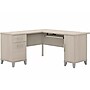 Bush Furniture Somerset 60"W L Shaped Desk with Storage, Sand Oak (WC81130K)~#|#~sp108326091_sc7
