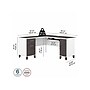 Bush Furniture Somerset 60"W L Shaped Desk with Storage, Storm Gray/White (WC81030K)~#|#~sp108326120_sc7
