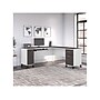 Bush Furniture Somerset 72"W L Shaped Desk with Storage, Storm Gray/White (WC81010K)~#|#~sp108326135_sc7