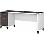 Bush Furniture Somerset 72"W Office Desk with Drawers, Storm Gray/White (WC81072)~#|#~sp108326224_sc7
