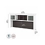 Bush Furniture Somerset 72"W Desktop Hutch, Storm Gray/White (WC81011)~#|#~sp108326241_sc7