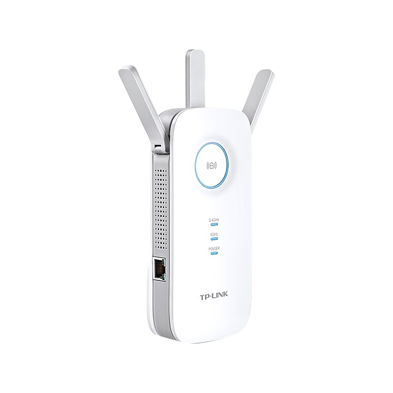 TP-LINK AC1750 Dual Band WiFi 5 Extenders, Wall-plug, White (RE450) image 1
