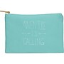 DENY Designs Leah Flores 8.5" Polyester Travel Pouch, Water Resistant, Blue (61901-wpofsm)~#|#~sp108326810_sc7