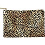 DENY Designs Schatzi Brown 8.5" Polyester Travel Pouch, Water Resistant, Leopard Tan (61901-wpofsm)~#|#~sp108326839_sc7