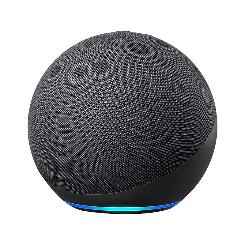 Amazon Echo (4th Gen) Wi-Fi, Bluetooth Wireless Smart Speaker, Charcoal (B07XKF5RM3) image 1