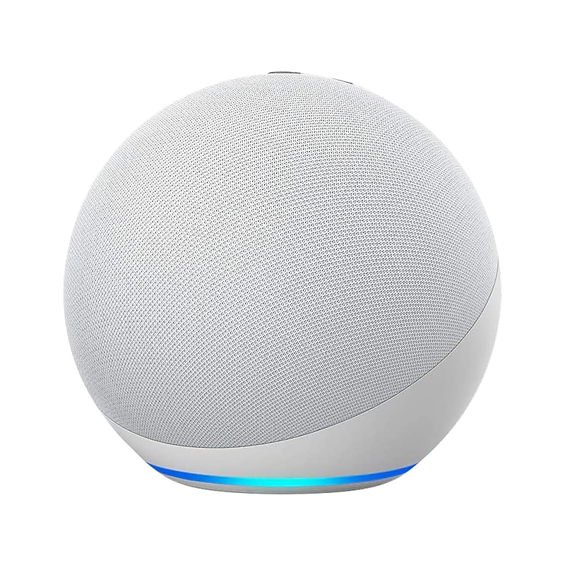 Amazon Echo (4th Gen) Wi-Fi, Bluetooth Wireless Smart Speaker, Glacier White (B07XKF75B8) image 1