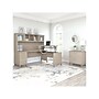 Bush Furniture Somerset 72"W 3 Position Sit to Stand L Shaped Desk with Hutch and File Cabinet, Sand Oak (SET016SO)~#|#~sp108409505_sc7