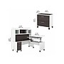 Bush Furniture Somerset 72"W 3 Position Sit to Stand L Shaped Desk with Hutch and File Cabinet, Storm Gray/White (SET016SGWH)~#|#~sp108409571_sc7