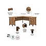 Bush Furniture Somerset 72"W L Shaped Desk with Storage, Fresh Walnut (WC81310K)~#|#~sp108409602_sc7