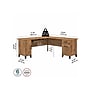 Bush Furniture Somerset 72"W L Shaped Desk with Storage, Fresh Walnut (WC81310K)~#|#~sp108409604_sc7
