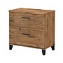 Bush Furniture Somerset 2-Drawer Lateral File Cabinet, Letter/Legal, Fresh Walnut, 30" (WC81380)~#|#~sp108409610_sc7