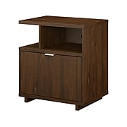 kathy ireland® Home by Bush Furniture Madison Avenue Single-Drawer Lateral File Cabinet, Modern Walnut, 27.17" (MDF127MW-03)
