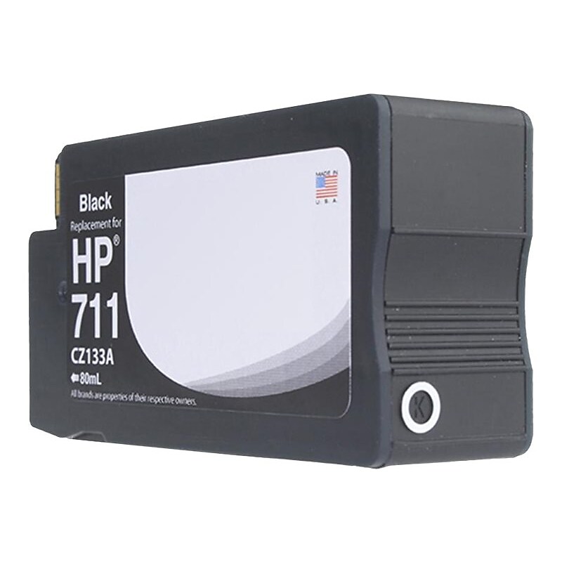 Clover Imaging Group Remanufactured Black Standard Yield Ink Cartridge Replacement for HP 711 (CZ133A) image 1