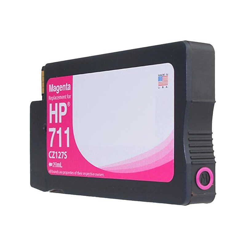 Clover Imaging Group Remanufactured Magenta Standard Yield Ink Cartridge Replacement for HP 711 (CZ131A) image 1