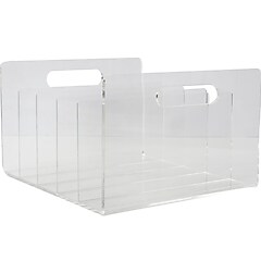 Russell+Hazel Acrylic Slim File Box Bundle, Letter Size, Clear