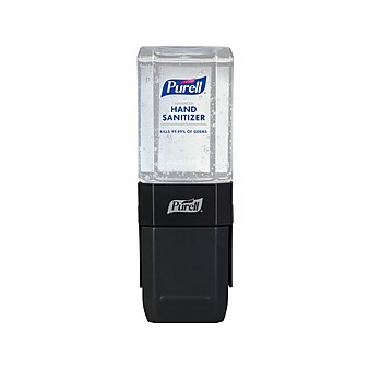PURELL® ES1 Dispenser Starter Kit, Push-Style Hand Sanitizer Dispenser, 450 mL Gel Refill Included, Graphite (4424-D6)