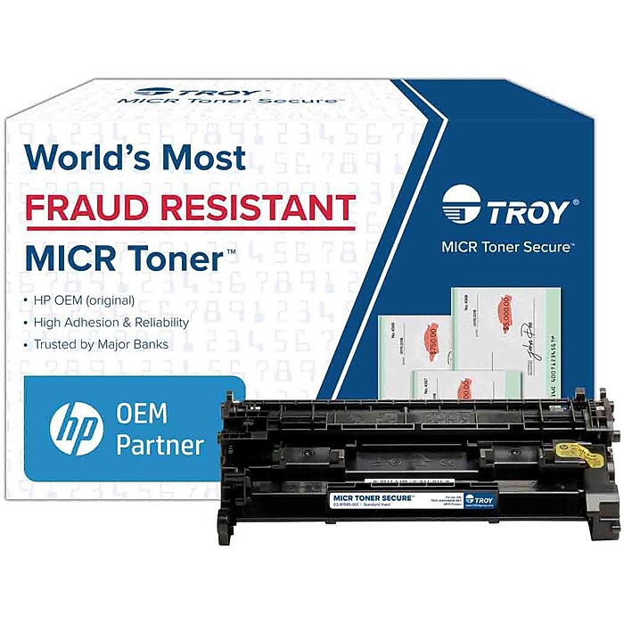 Troy Compatible Black Standard Yield MICR Toner Cartridge