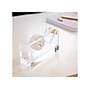 Russell+Hazel Desktop Dispenser, 1.82" x 3.38", Clear/Gold (31734)~#|#~sp108586602_sc7