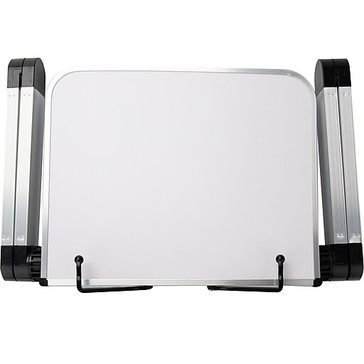 Mind Reader 15.5? x 10? Aluminum/Plastic Lap Desk, White (LAPBENDWHT) at Staples
